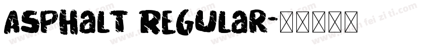 Asphalt Regular字体转换